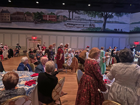 room full of guests
